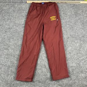 Champion Sweatpants Mens Size S Maroon Stockton Logo Mesh Lined Track Pants